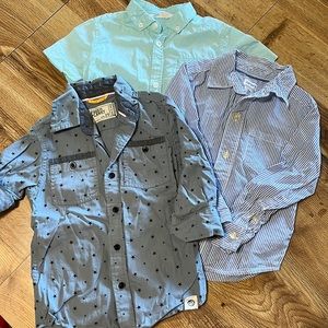 Boys 2T button up shirt bundle!